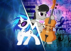 MLP, My little pony, Octavia, Vinyl Scratch