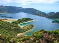 Portugalia, Jezioro, Lagoa de Fogo, Góry