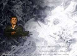 Al Pacino, karabin, czarna, marynarka, Aktor