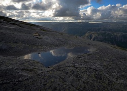 Kjerag, Fjord, Góry, Skały, Norwegia