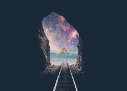 Fantasy, Tunel, Morze