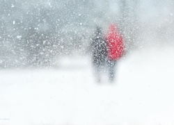 Zima, Śnieg, Ludzie