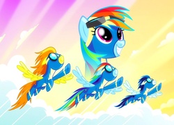 My Little Pont, Wonderbolts, Rainbow Dash, Spitfire, Soarin