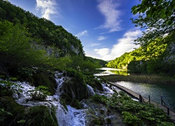 Chorwacja, Park Narodowy Plitvice, Jeziora, Potok