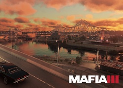 Mafia III, Auto, Niebo, Miasto, Most