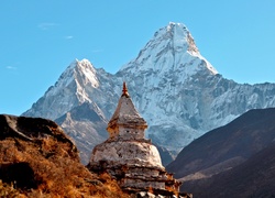 Himalaje, Góry, Szczyt, Ama Dablam, Świątynia