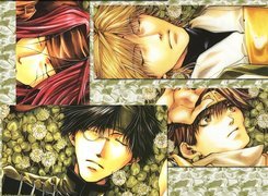 Saiyuki, twarze, ludzie, sen