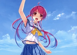 Dziewczyna, Niebo, Manga, Anime