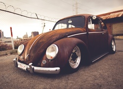 Samochód, Stary, Rdza, Volkswagen Bug Classic