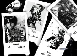 Saiyuki, ludzie, pistolet, aparat