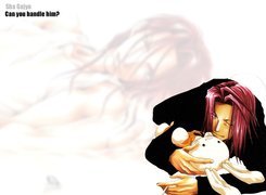 Saiyuki, facet, pluszak, papieros