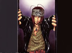 Saiyuki, pasek, facet, opaska