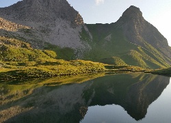 Góry, Jezioro, Lustrzane, Odbicie