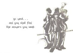 Saiyuki, west, ludzie, księżyc