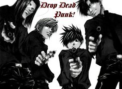 Saiyuki, pistolety, ludzie, punk