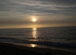 Morze, Zachód, Słońca