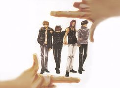 Saiyuki, kadr, ludzie, ręka