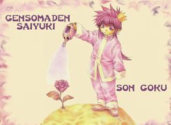 Saiyuki, son, goku, kwiat