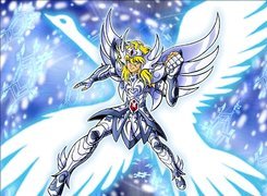 Saint Seiya, wojownik, zbroja, srzydła