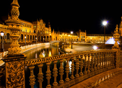 Pałac, Hiszpania, Sewilla, Latarnie