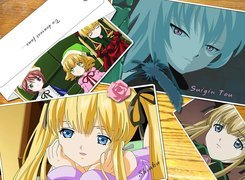 Rozen Maiden, zdjęcia, ludzie, róża, piórko