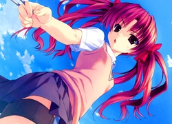 Dziewczyna, Niebo, Manga, Anime