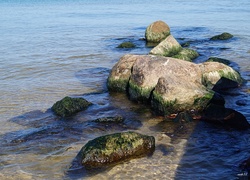 Plaża, Woda, Kamienie