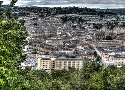 Bath, Anglia, Wielka Brytania, HDR