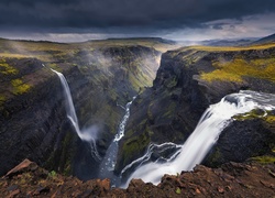 Islandia, Rzeka, Wodospady