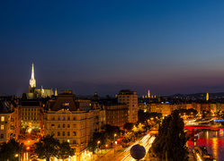 Wiedeń, Austria, Noc, Dom