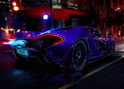 McLaren P1, Nitro, Miasto, Noc