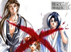 Peace Maker Kurogane, ludzie, krew