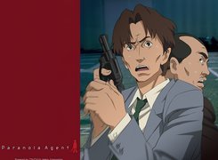 Paranoia Agent, ludzie, pistolet