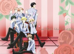 Ouran High School Host Club, ludzie, kwiaty