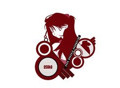 Neon Genesis Evangelion, asuka, znaczek, kobieta