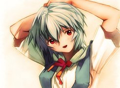 kobieta, kokardka, Neon Genesis Evangelion