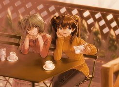 Neon Genesis Evangelion, Dziewczyny, Kawa