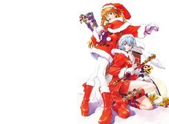 Neon Genesis Evangelion, kobiety, komin