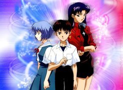 Neon Genesis Evangelion, dzieci, kobieta