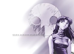 czaszka, kobieta, Neon Genesis Evangelion