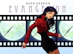 Neon Genesis Evangelion, slajd, kobieta
