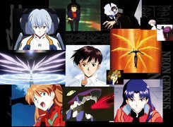 Neon Genesis Evangelion, ludzie, plakat