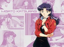 Neon Genesis Evangelion, misato, kobieta, katsuragi