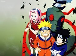 Naruto, ludzie, liście