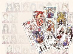 Mahou Sensei Negima, ludzie, karty