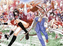 Mahou Sensei Negima, kij, facet, kobieta