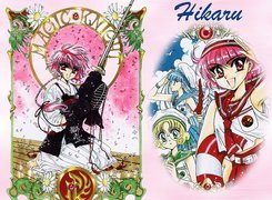 Magic Knight Rayearth, kobiety, ludzie