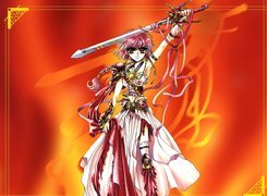 Magic Knight Rayearth, kobieta, miecz