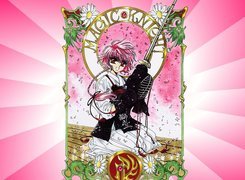 Magic Knight Rayearth, kobieta, maska, miecz