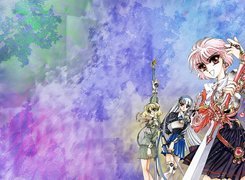 Magic Knight Rayearth, kobiety, miecz